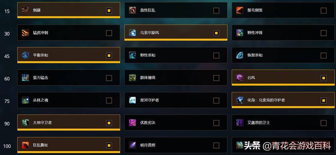 wow上面的熊技能有哪些？不同天赋玩法分析！