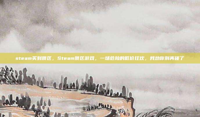 steam买到俄区,Steam俄区游戏,一场危险的低价狂欢,我劝你别再碰了