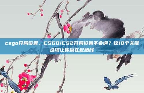 csgo开局设置,CSGO/CS2开局设置不会调?这10个关键选项让你赢在起跑线