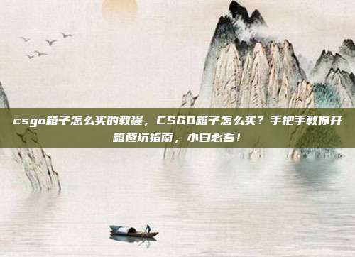 csgo箱子怎么买的教程,CSGO箱子怎么买?手把手教你开箱避坑指南,小白必看!