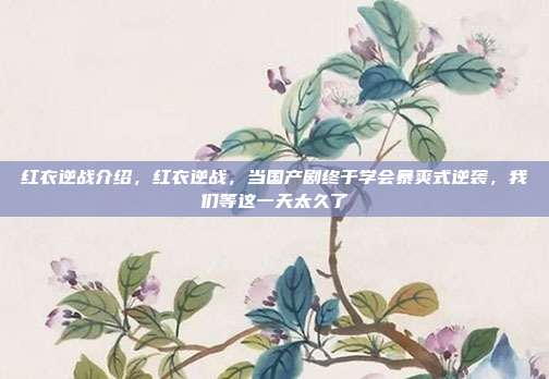 红衣逆战介绍,红衣逆战,当国产剧终于学会暴爽式逆袭,我们等这一天太久了