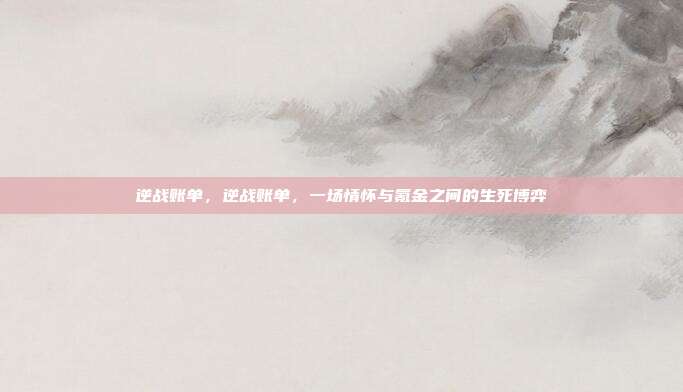 逆战账单,逆战账单,一场情怀与氪金之间的生死博弈