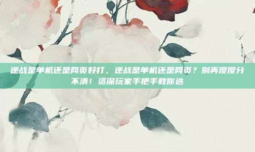 逆战是单机还是网页好打,逆战是单机还是网页?别再傻傻分不清!资深玩家手把手教你选