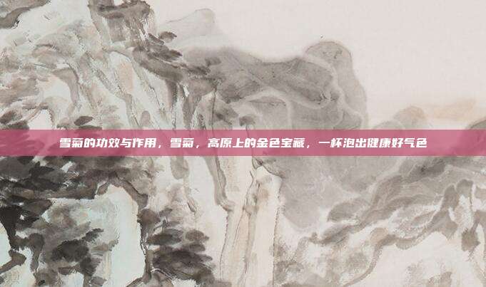 雪菊的功效与作用，雪菊，高原上的金色宝藏，一杯泡出健康好气色