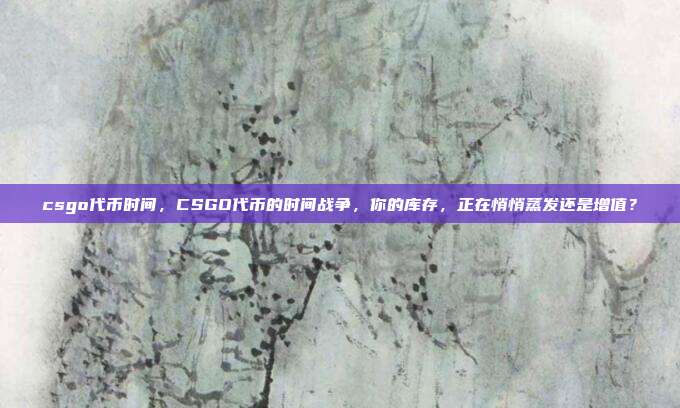 csgo代币时间，CSGO代币的时间战争，你的库存，正在悄悄蒸发还是增值？