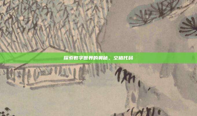 探索数字世界的奥秘，空格代码