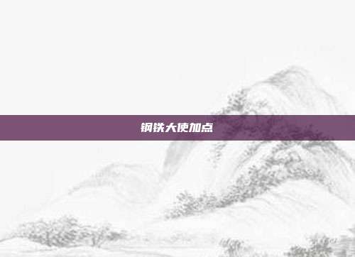 钢铁大使加点