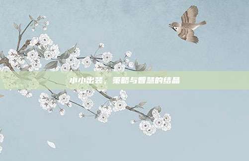 小小出装,策略与智慧的结晶
