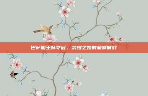 巴萨国王杯夺冠,荣耀之路的巅峰时刻