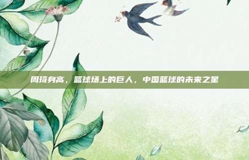 周琦身高，篮球场上的巨人，中国篮球的未来之星