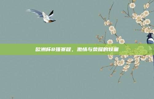 欧洲杯8强赛程,激情与荣耀的较量