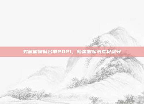 男篮国家队名单2021,新星崛起与老将坚守