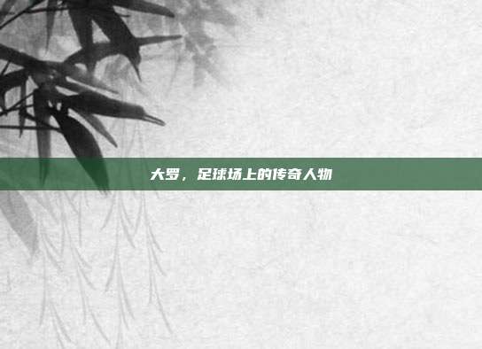 大罗，足球场上的传奇人物