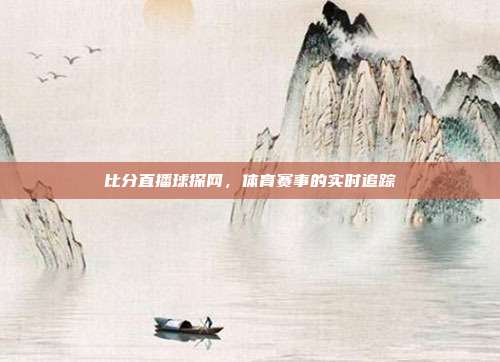 比分直播球探网,体育赛事的实时追踪