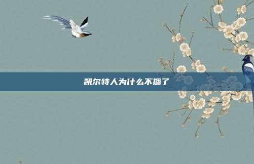 凯尔特人为什么不播了