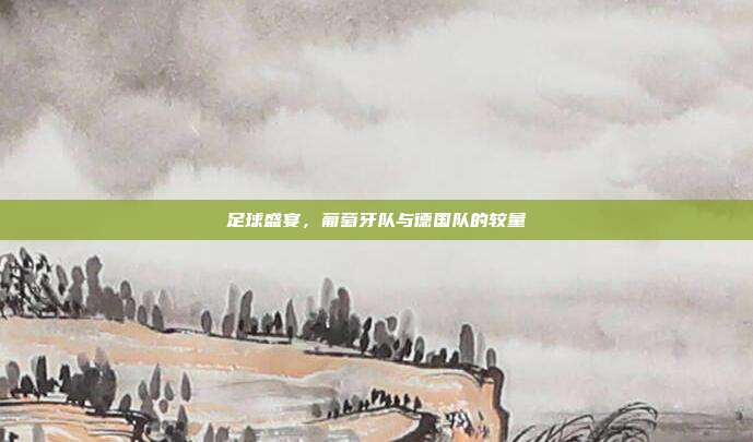 足球盛宴,葡萄牙队与德国队的较量