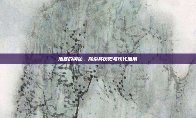 活塞的奥秘，探索其历史与现代应用