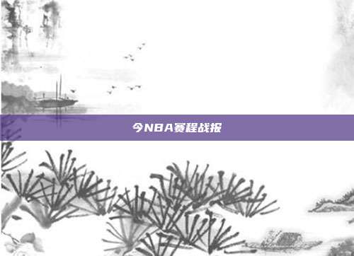 今NBA赛程战报
