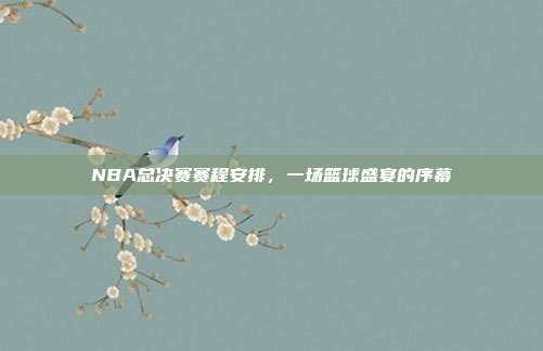 NBA总决赛赛程安排，一场篮球盛宴的序幕