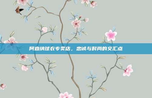 阿森纳球衣专卖店,忠诚与时尚的交汇点