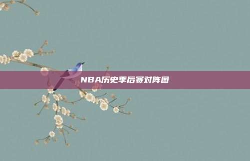 NBA历史季后赛对阵图