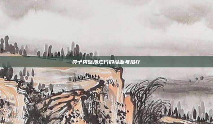 鼻子内壁溃烂片的诊断与治疗