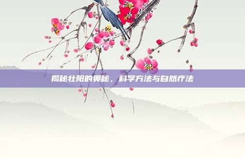 揭秘壮阳的奥秘，科学方法与自然疗法