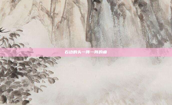右边的头一阵一阵的痛