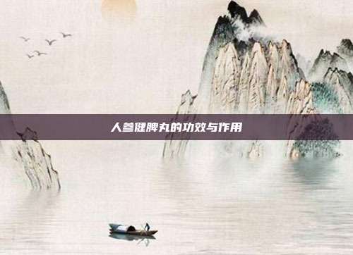 人参健脾丸的功效与作用