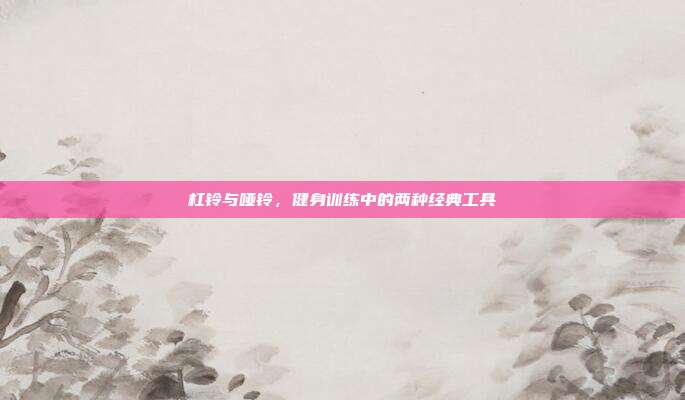 杠铃与哑铃，健身训练中的两种经典工具