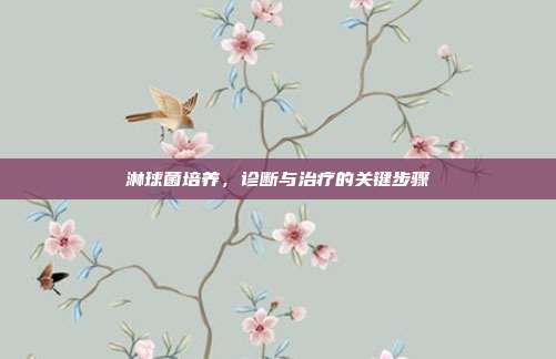 淋球菌培养,诊断与治疗的关键步骤