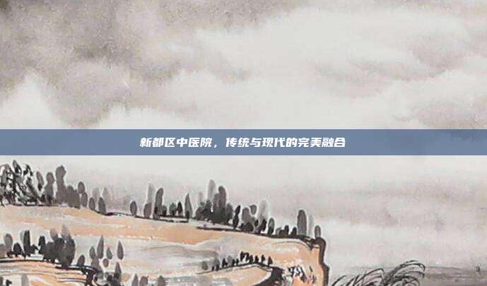 新都区中医院，传统与现代的完美融合