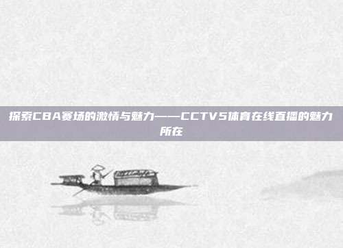 探索CBA赛场的激情与魅力——CCTV5体育在线直播的魅力所在