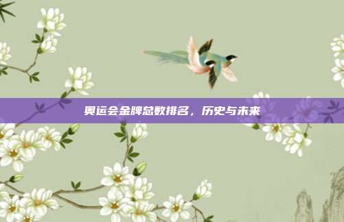 奥运会金牌总数排名，历史与未来