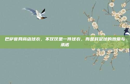 巴萨官网商店球衣，不仅仅是一件球衣，而是对足球的热爱与承诺