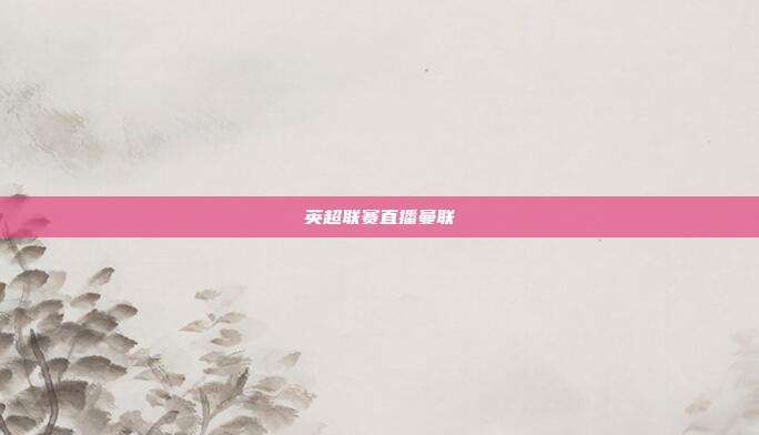 英超联赛直播曼联