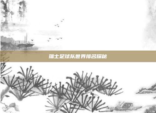瑞士足球队世界排名探秘