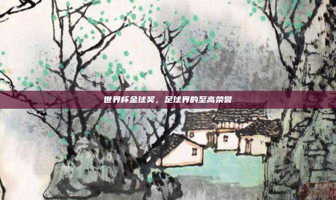 世界杯金球奖，足球界的至高荣誉
