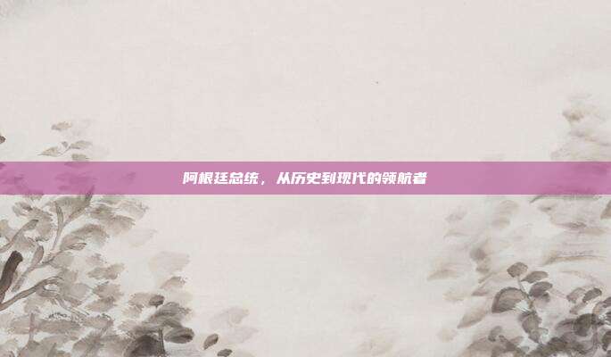 阿根廷总统,从历史到现代的领航者