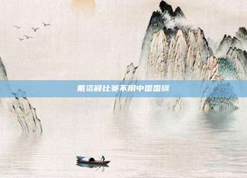 戴资颖比赛不用中国国旗