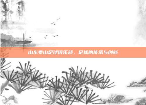 山东泰山足球俱乐部，足球的传承与创新