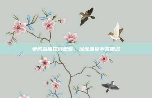 曼城直播在线观看，足球盛宴不容错过