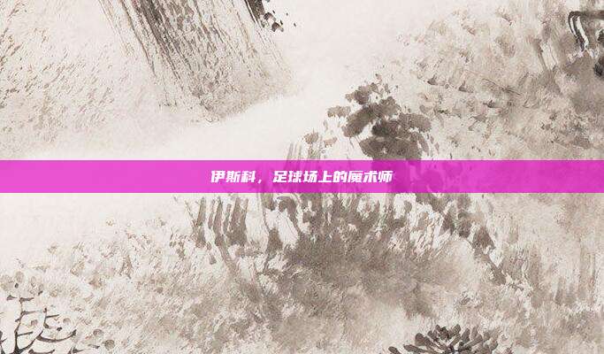 伊斯科，足球场上的魔术师