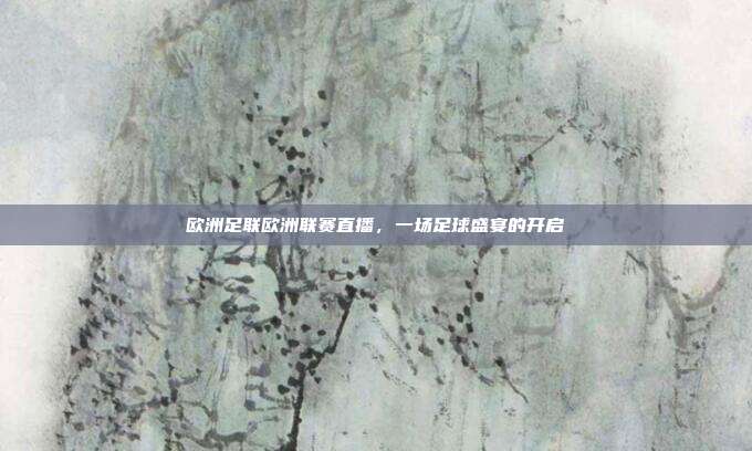 欧洲足联欧洲联赛直播,一场足球盛宴的开启
