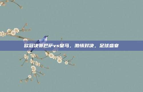 欧冠决赛巴萨vs皇马，激情对决，足球盛宴