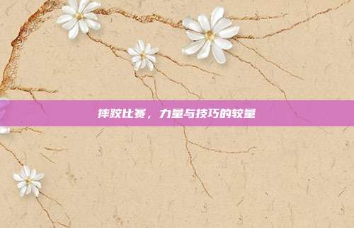 摔跤比赛，力量与技巧的较量