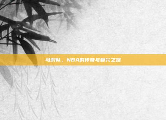马刺队，NBA的传奇与复兴之路
