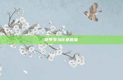 意甲罗马比赛直播