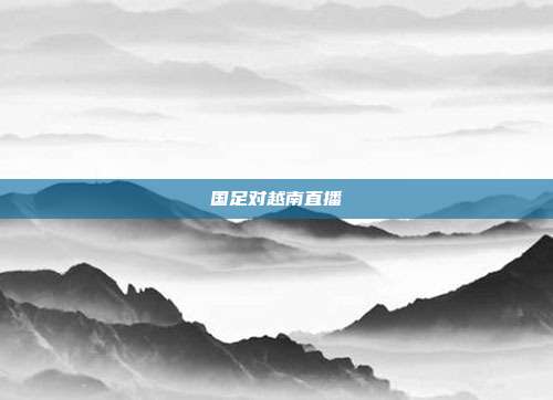 国足对越南直播