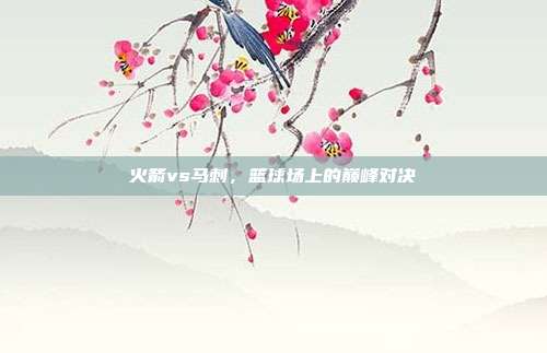 火箭vs马刺,篮球场上的巅峰对决